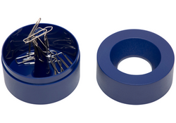 Papercliphouder MAUL Pro Ø73mmx60mm blauw