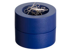 Papercliphouder MAUL Pro Ø73mmx60mm blauw