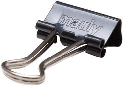 Papierklem MAUL 215 foldback 19mm capaciteit 7mm zwart
