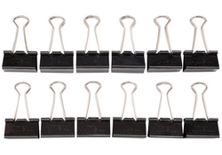 Papierklem MAUL 215 foldback 32mm capaciteit 13mm zwart