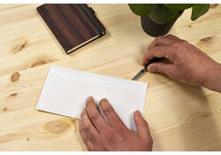 Briefopener Westcott metaal met kunststof grip zwart