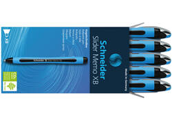 Balpen Schneider Slider Memo extra breed zwart