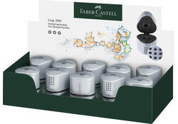 Puntenslijper Faber-Castell 2001 trio grip zilver