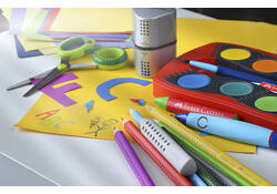 Puntenslijper Faber-Castell 2001 trio grip zilver