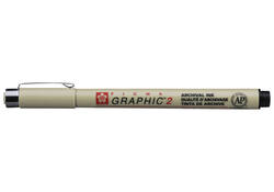 Fineliner Sakura Pigma Graphic 2.0mm zwart