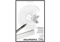 Tekenblok Aurora A4 20 vel 210 gram Bristol papier