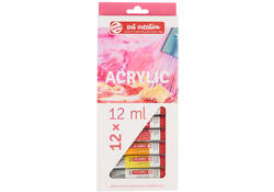 Acrylverf Talens Art Creation met stappenplan 12ml set à 12 kleuren