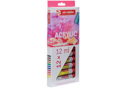 Acrylverf Talens Art Creation met stappenplan 12ml set à 12 kleuren