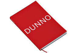 Notitieboek Octàgon DUNNO A5 135x200mm dots rood