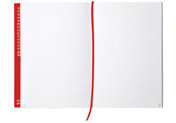 Notitieboek Octàgon DUNNO A5 135x200mm dots rood