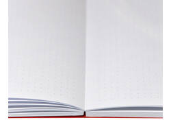 Notitieboek Octàgon DUNNO A5 135x200mm dots rood