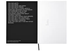 Notitieboek Octàgon Hurt A5 135x200mm dots zwart