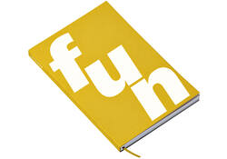 Notitieboek Octàgon FUN A5 135x200mm dots geel