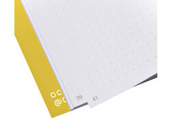 Notitieboek Octàgon FUN A5 135x200mm dots geel