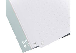 Notitieboek Octàgon CALM A5 135x200mm dots lichtblauw