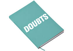 Notitieboek Octàgon DOUBTS A5 135x200mm dots blauw