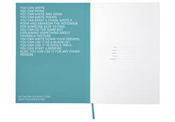 Notitieboek Octàgon DOUBTS A5 135x200mm dots blauw