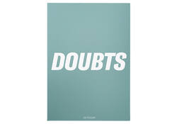 Notitieboek Octàgon DOUBTS A5 135x200mm dots blauw
