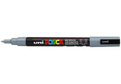 Verfstift Posca PC3M fijn grijs