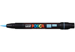 Brushverfstift Posca PCF350 1-10mm lichtblauw