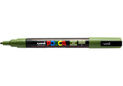 Verfstift Posca PC3M fijn kaki