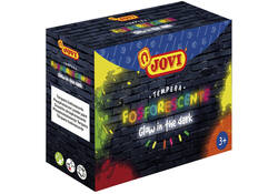 Plakkaatverf Jovi glow in the dark 35ml assorti set à 4 stuks