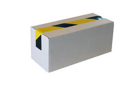 Waarschuwingstape IEZZY 50mmx66m zwart/geel