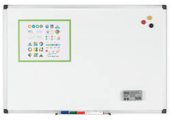 Whiteboard Quantore 90x120cm emaille magnetisch