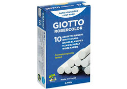 Schoolbordkrijt Giotto wit doos à 10 stuks