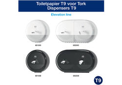 Toiletpapier Tork T9 Advanced SmartOne 2-laags 112m wit 472193
