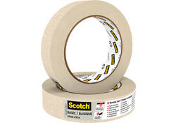 Afplaktape Scotch Basic 24mmx50m beige