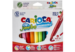Viltstifte Carioca Jumbo maxi assorti set à 12 stuks