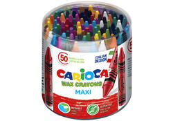 Waskrijt Carioca Maxi pot á 50 stuks assorti