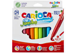 Viltstifte Carioca Jumbo maxi assorti set à 24 stuks
