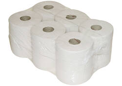 Toiletpapier Euro Products Q5 mini jumbo 2l 180m wit 240018