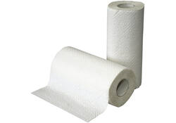 Keukenrol 2laags 50vel wit