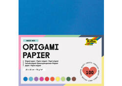 Origami papier Folia 70gr 15x15cm 100 vel assorti kleuren