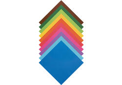 Origami papier Folia 70gr 10x10cm 100 vel assorti kleuren