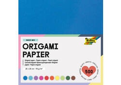 Origami papier Folia 70gr 15x15cm 500 vel assorti kleuren