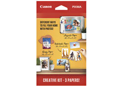 Fotopapier Canon creatieve kit met 3 soorten papier
