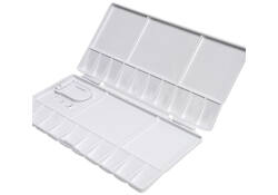 Palet Conda uitklapbaar 10x20/20x20cm plastic met duimgat wit