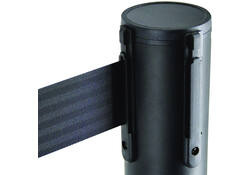Afzetpaal OPUS 2 met lint 2500mm zwart