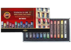 Pastelkrijt Koh-I-Noor Toison 8512 rond 12 stuks assorti