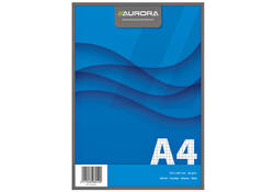 Schrijfblok Aurora A4 ruit 5x5mm 100 vel 60gr blauw