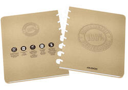 Schrift Adoc BIO A5 lijn 144 pagina's 90gr kraft