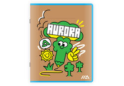 Schrift Aurora A5 ruit 5x5mm 200 pagina's 45gr