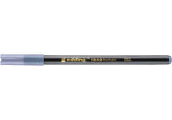 Brushpen edding 1340 zilvergrijs