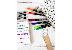 Fineliner edding 1200 001 fijn zwart blister à 3 stuks