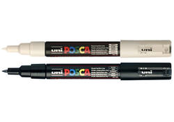 Verfstift Posca PC1MC extra fijn wit