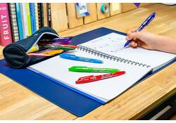Rollerpen PILOT friXion medium blauw blister à 3 stuks